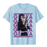Popular Man T Shirt Retro Name Genya Demon Slayer Leisure