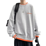 Men Hoodie Sweater Men's round Neck Hiphop Idle Style