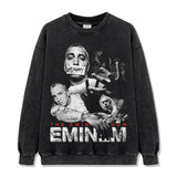 Detroit Eminem T Shirt Vintage Washed Old T-Shirt