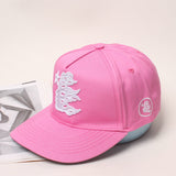 HS Hat Fashion Embroidery Flat brim Baseball Cap Casual Versatile Men's and Women's Same