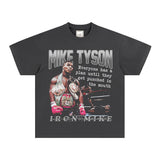 Mike Tyson T Shirt Boxer Retro Short Sleeve