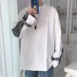 Men Hoodie Men's Sweater Men's Light Luxury Long-Sleeved T-shirt round Neck