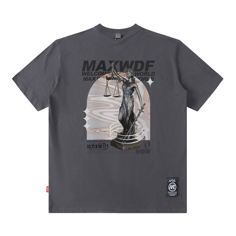 Men T Shirt Summer Street Style Short Sleeve T-shirt Men Loose Men's Clothing