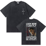 Washed Vintage Cactus Jack Utopia Double Sided Print