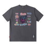 Men T Shirt American Street Short-Sleeved T-shirt Men's Loose