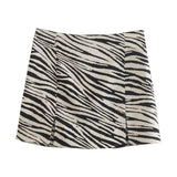 Women Skirt Spring and Autumn Zipper Culottes Short Skirt