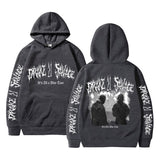 Hip Hop Rapper Drake Graphic Hoodie Rap 21 Savage Print