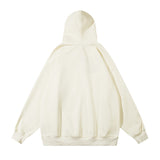 Men Hoodie Letter Printed Hoodie Men's Loose Oversize Hip Hop Long Sleeve Hoodie