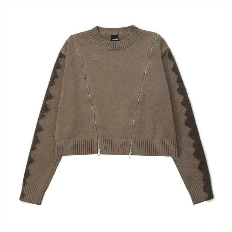 Women Sweater Women's Autumn and Winter Casual round Neck Sweater