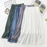 Women Skirt Women's Spring Clothing Long Dress Stitching Skirt