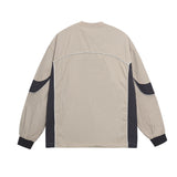 Unisex long-sleeved shirt men's autumretro round neck