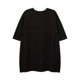 Men T Shirt Rhinestone Hot Fixed Short Sleeve T-shirt Men's Summer Fashion Brand Loose