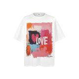 American vintage street T-shirt cotton men's summer loose