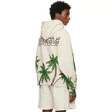 Palm Angle Hoodie Palm Angels Letter Cut Hooded Sweater Men's and Women's Hoodies Coat