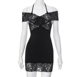 Woman Dresses Women's Clothing Spring Sexy Stitching Dress