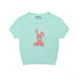 Women Sweater Short-Sleeved Sweater Women's Summer Casual round Neck Pullover