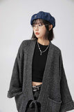 Unisex Sweater Fall Loose Robe Coat Sweater