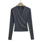 Women T-Shirt Bottoming Shirt Women's Autumn and Winter Clothing T-shirt Top