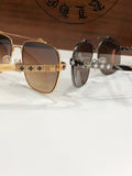 Chrome Hearts Sunglasses Light Luxury Large Frame Fashion Retro Sunglasses