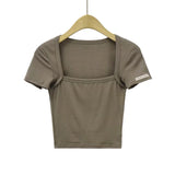 Women T-Shirt Female Short Short Sleeve T-shirt