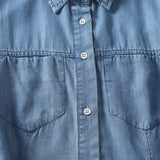 Women T-Shirt Retro Denim Shirt Women's Autumn Design Sense