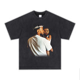 Kendrick Lamar T Shirts Bad Fun Rap Doing Old Vintage Short Sleeves