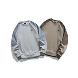 Unisex Hoodie Japanese University Style Loose Crew Neck Pullover Sweatshirt Men and Women Couple