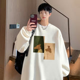 Men Hoodie Sweater Men's Spring and Autumn All-Matching Loose Casual