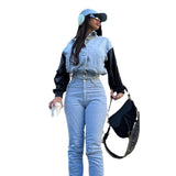 Women Sweatshirt Autumn Women's All-Matching Jacket Short Coat Cardigan