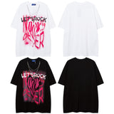 Men T Shirt Hip-Hop Street Retro Bottoming T-shirt Casual All-Match Short-Sleeved Men and Women