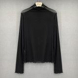 Women Long Sleeve Shirt Autumn Sun Protection Shirt Bottoming Shirt