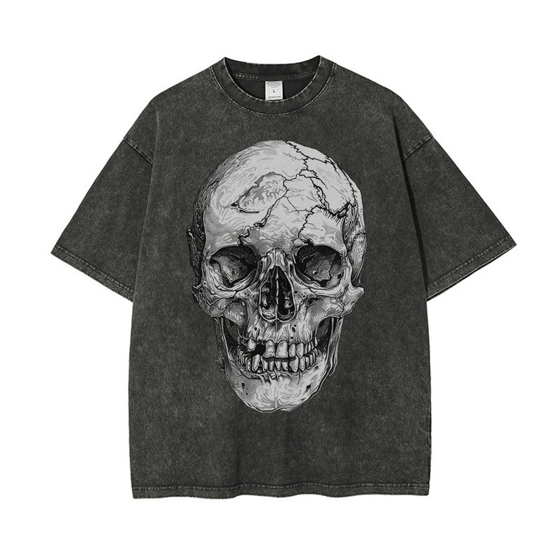 Heavyweight Pure Cotton Washed T Shirt Large