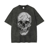 Heavyweight Pure Cotton Washed T Shirt Large
