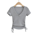 Women T-Shirt Workout Clothes Spring and Summer Sports Tight T-shirt for Women