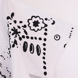 Denim Tears Shirt Full Graffiti Print Short Sleeve T-Shirt