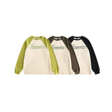 Unisex Hoodie Fashion Brand Vintage Raglan Sleeve National Fashion Top round Neck Sweater
