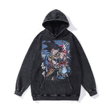 Unisex Vintage Hoodie Street Wash