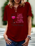 Women's Independence Day T Shirt Pattern Printed Short-Sleeved T-shirt
