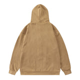 Men Hoodie Inkjet Five-Pointed Star Cardigan Hoodie