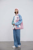 Unisex Jacket Autumn Love Towel Embroidery Jacket Women's Clothing