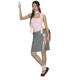 Women Skirt Autumn Design Street Split Slimming Skirt