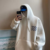 Men Hoodie Sweater High Street Men's Coat Hooded Autumn and Winter Ins Hong Kong Style