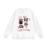 Men Hoodie Spoof Fun Portrait Printing Sweater Men's Autumn