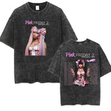 Nicki Minaj Vintage Washed T Shirt Gag City Pink Friday