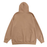 Men Hoodie Loose Cross Printed Splash-Ink Pullover Sweater