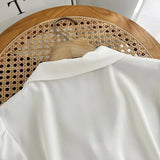 Women T-Shirt White Shirt Women's Summer Design Loose Short Sleeve