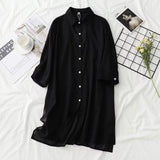 Women T-Shirt Summer Solid Color Loose Shirt Sun Protection Shirt