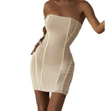Women Dresses Casual Sexy Slim-Fit Hip Skirt Dress