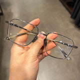 CHH Chrome Hearts Glasses Pure Titanium Ultra Light Business Vintage Polygonal Glasses Frame