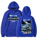 AE86 Auto Printed Hoodie Men's Movie Printed Hoodie Fashion